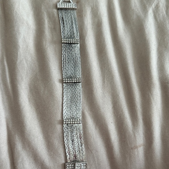 Silver Rhinestone Bracelet - Picture 4 of 5